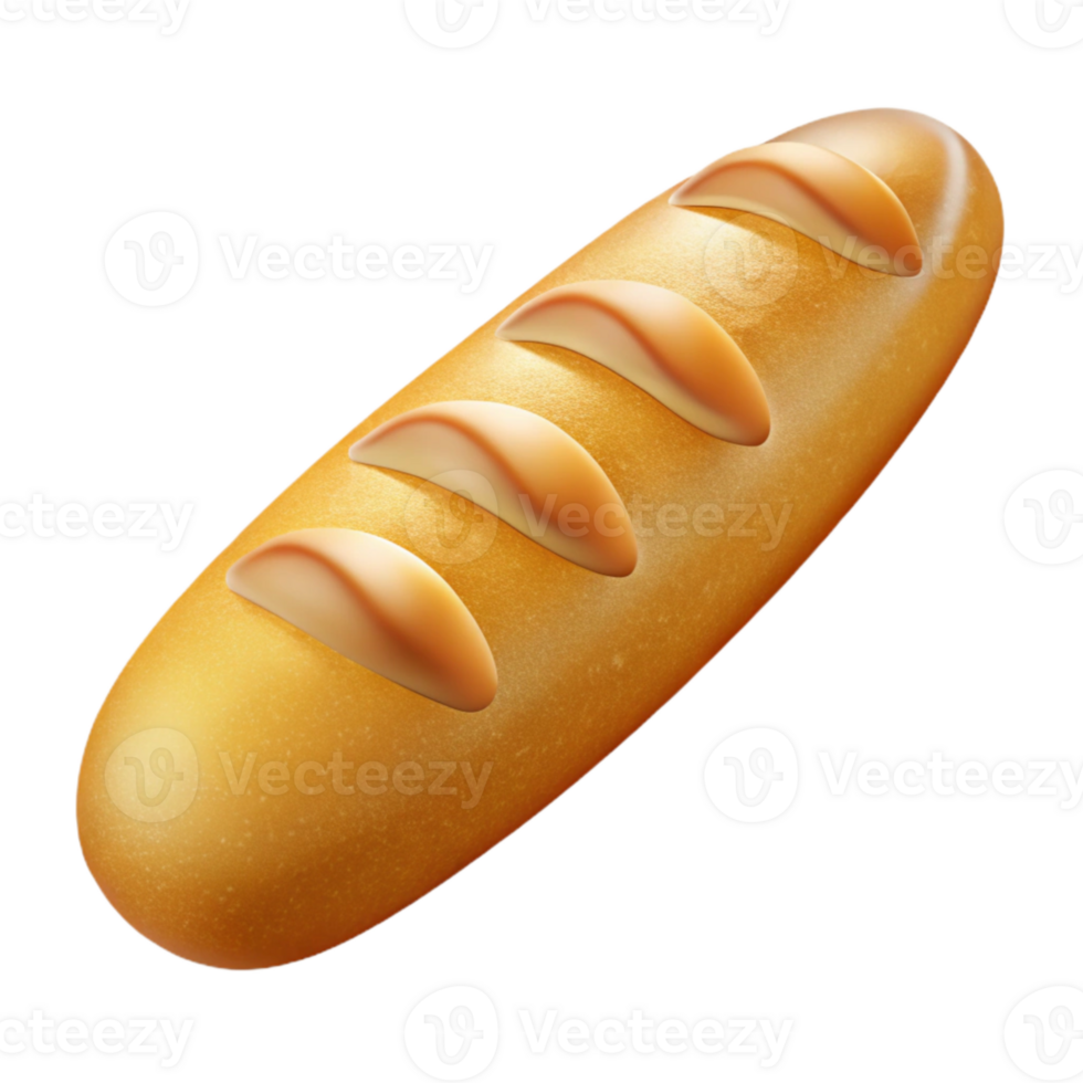 beautiful minimalist Baguette Cutout Side View high quality png