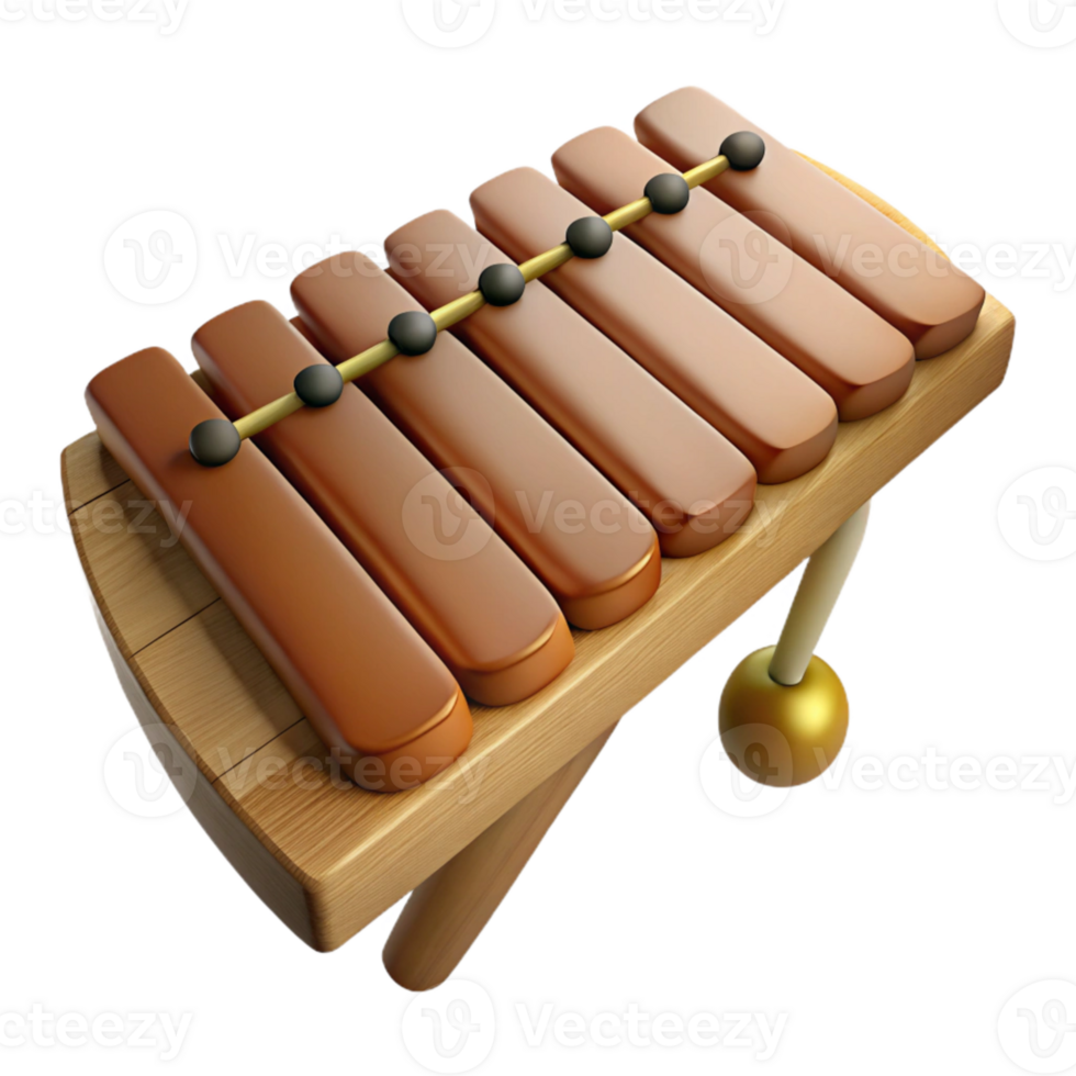 magnificent abstract Balafon Wooden Keys Cutout Element high resolution png