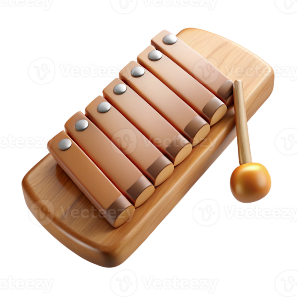 magnificent classic Balafon Wooden Keys Cutout Element original png