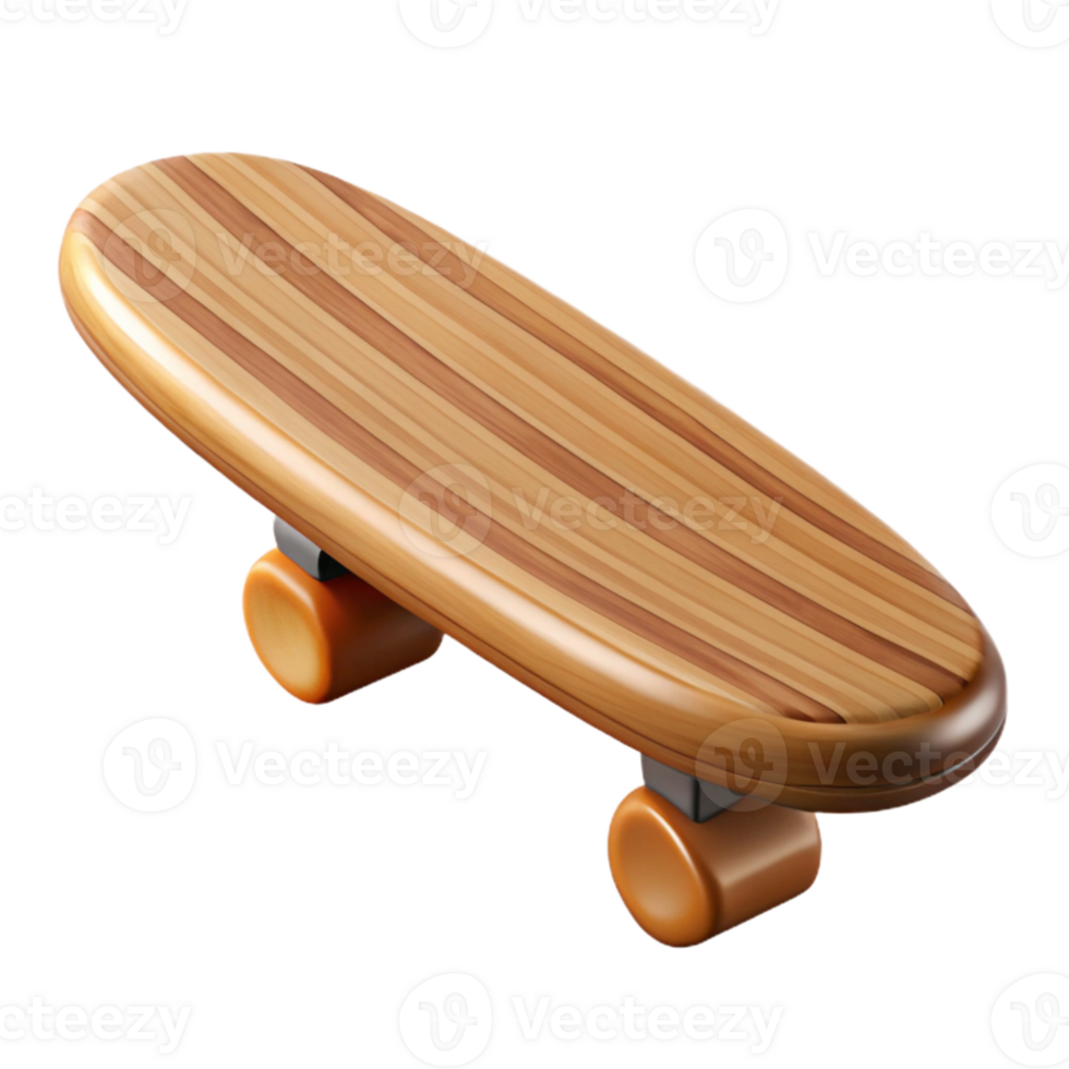 elegant modern Balance Board Wooden Wobble Board Brown Texture Transparent Background exclusive png