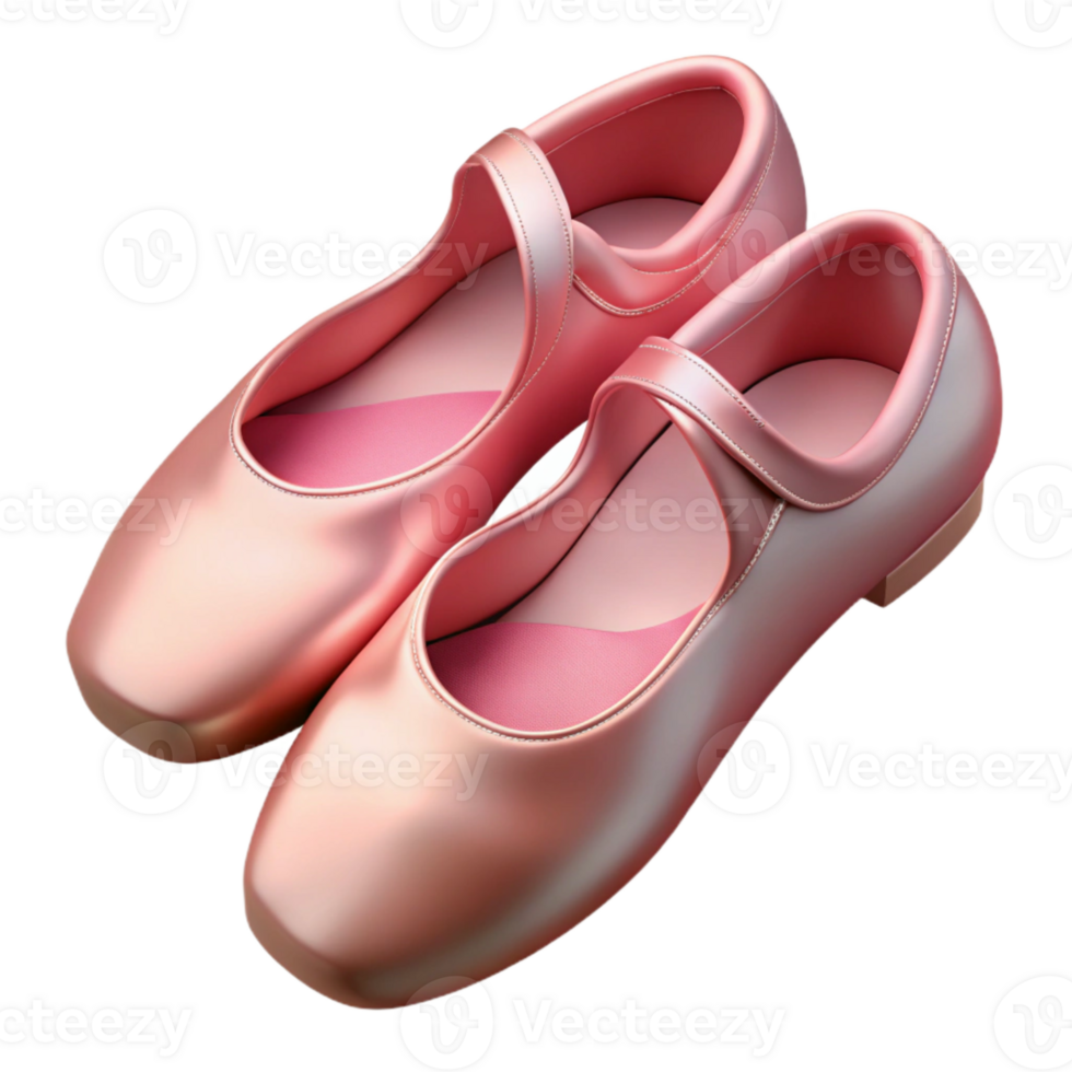 extraordinary vintage Ballet Shoes Pink Satin Cutout authentic png
