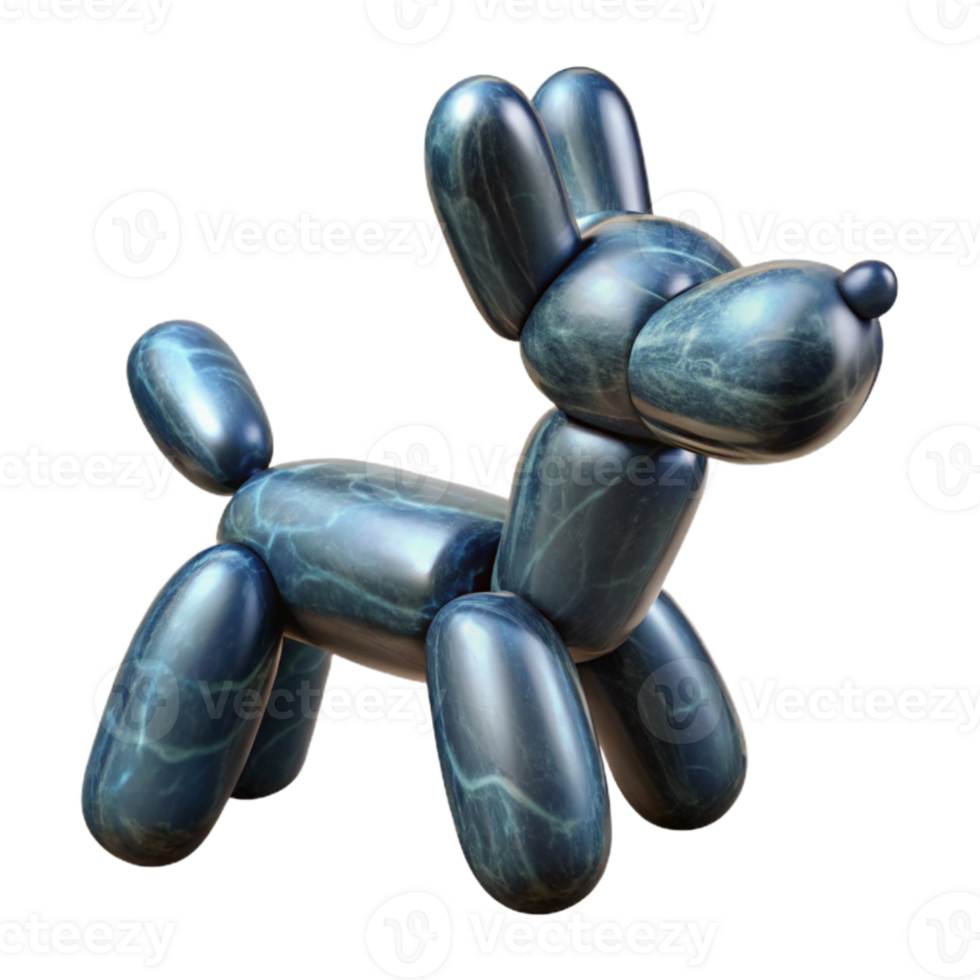 wonderful minimalist Balloon Animal Dog Twisted Isolated genuine png
