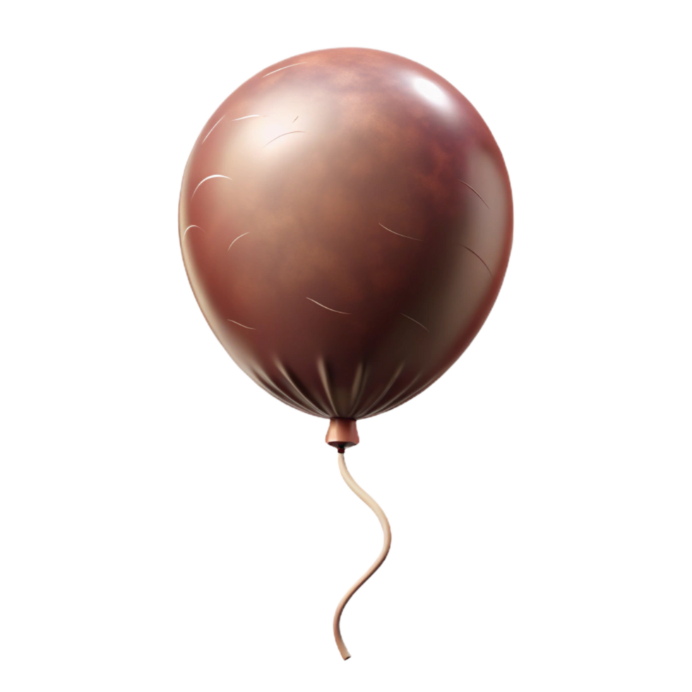 dramatic classic Balloon Isolated with String Detail exclusive png
