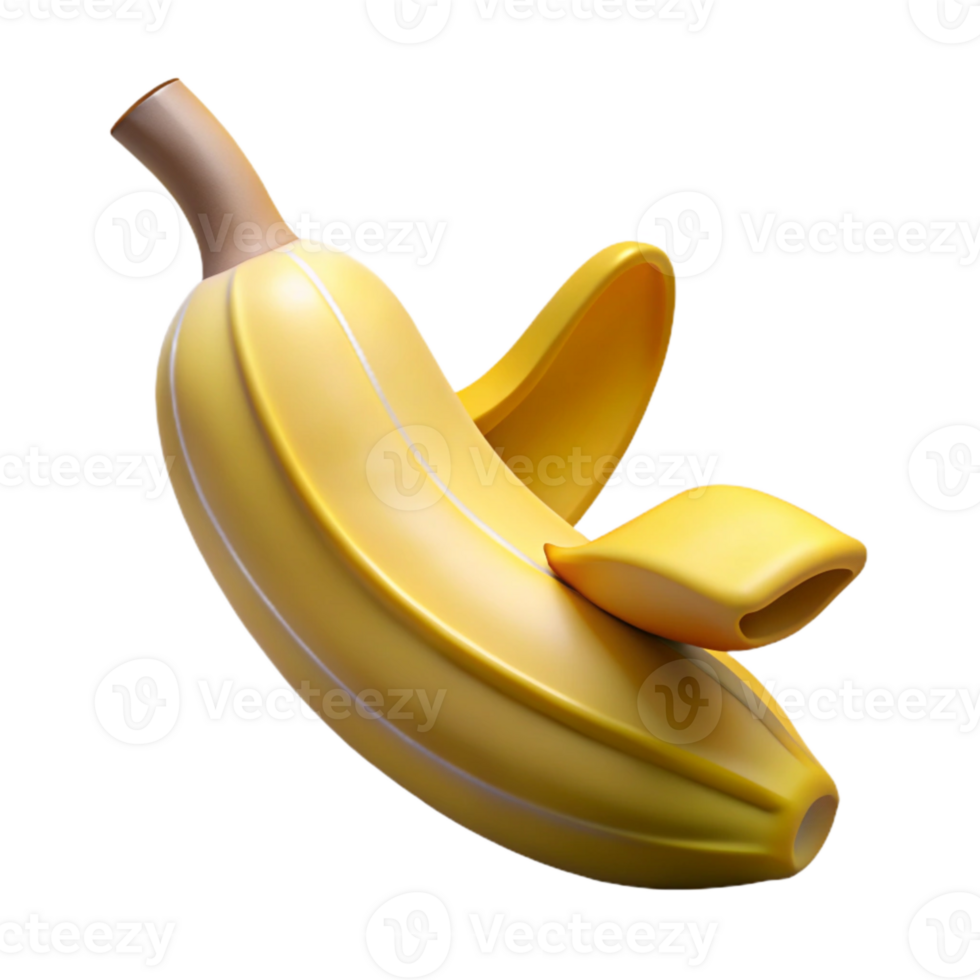 dramatic rustic Banana Peel Isolated on a Transparent Background authentic png