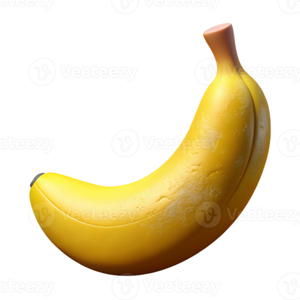 serene classic Banana Yellow Isolated Element original png