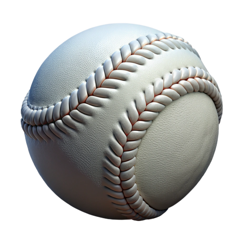 magnificent rustic Baseball White Stitching Isolated Element detailed png