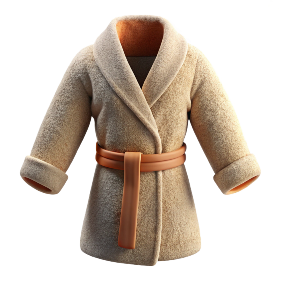 magnificent classic Bathrobe Soft Terry Cloth Isolated Element professional png