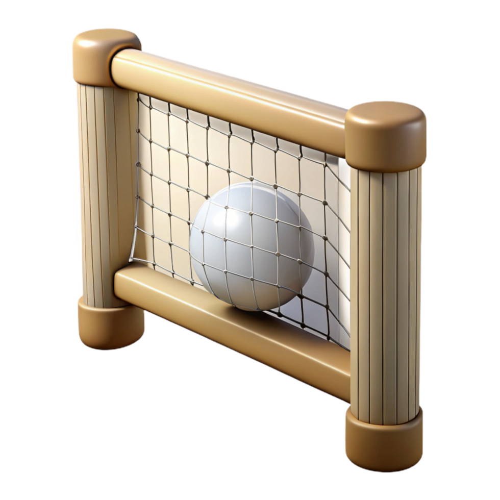elegant vintage Beach Volleyball Net White Mesh Cutout on Transparent Background genuine png