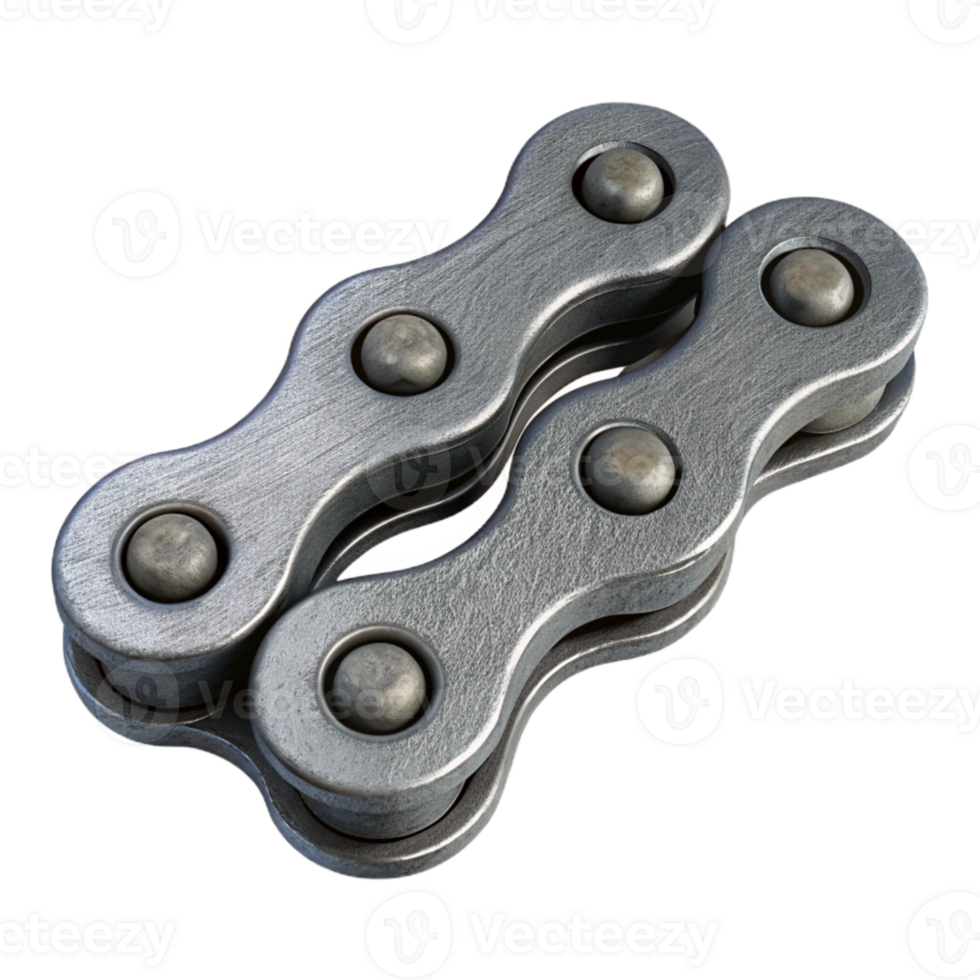 vibrant creative Bicycle Chain Close Up Cutout Isolated high resolution png