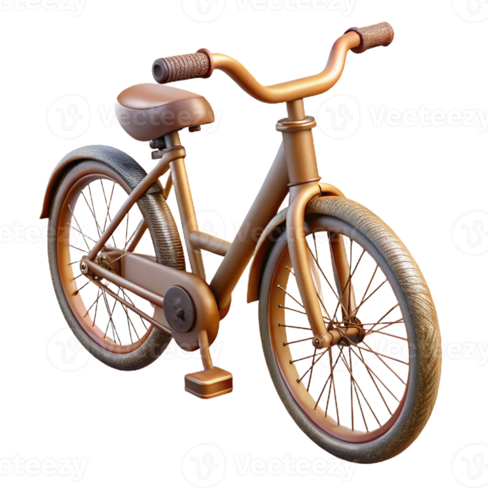 beautiful creative Bicycle Front View Cutout original png