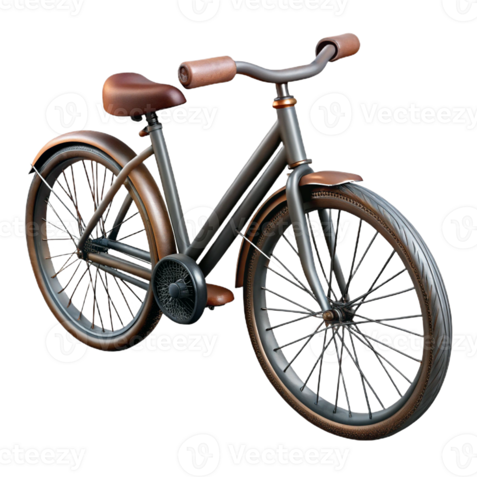 extraordinary creative Bicycle Side View Black Frame Isolated Element authentic png