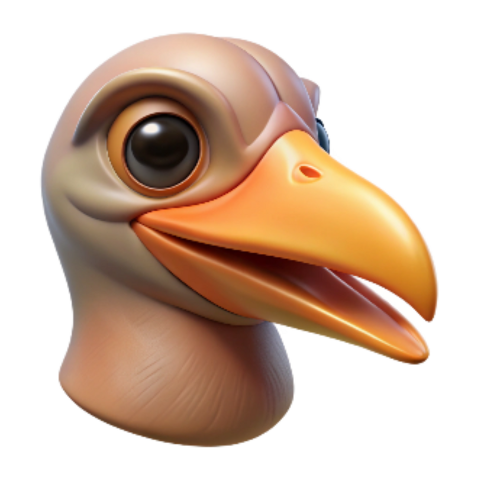 stunning traditional Bird Beak Close Up Isolated Element Transparent Background original png