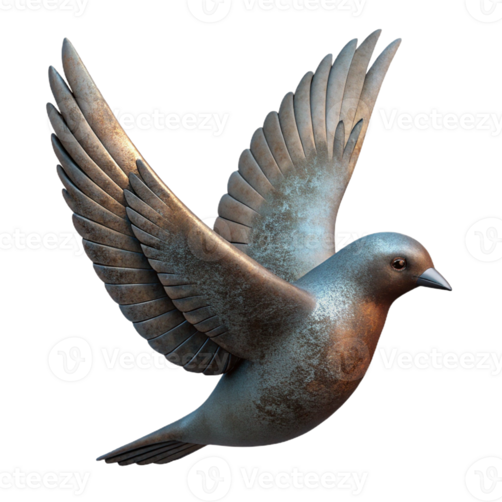 vibrant classic Bird Flying Silhouette Transparent Background professional png