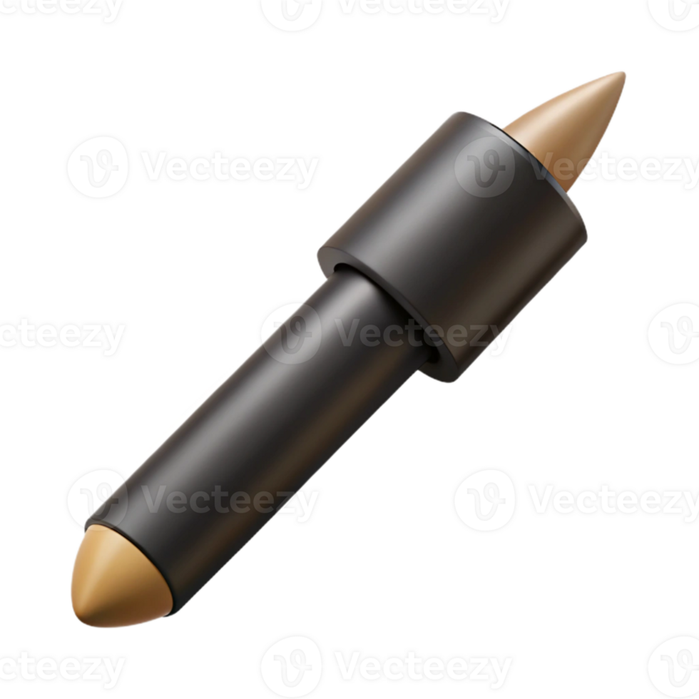 extraordinary vintage Black Eyebrow Pencil with Spoolie Isolated high quality png
