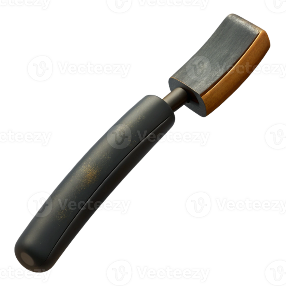 stunning traditional Black Eyebrow Razor Isolated on Transparent Background original png