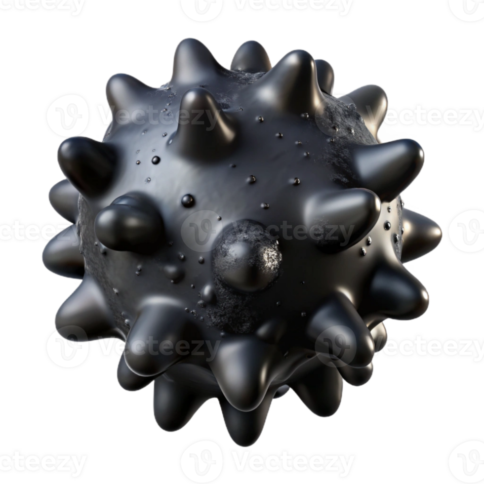 wonderful abstract Black Ink Splatter Isolated Transparent Background 4K png