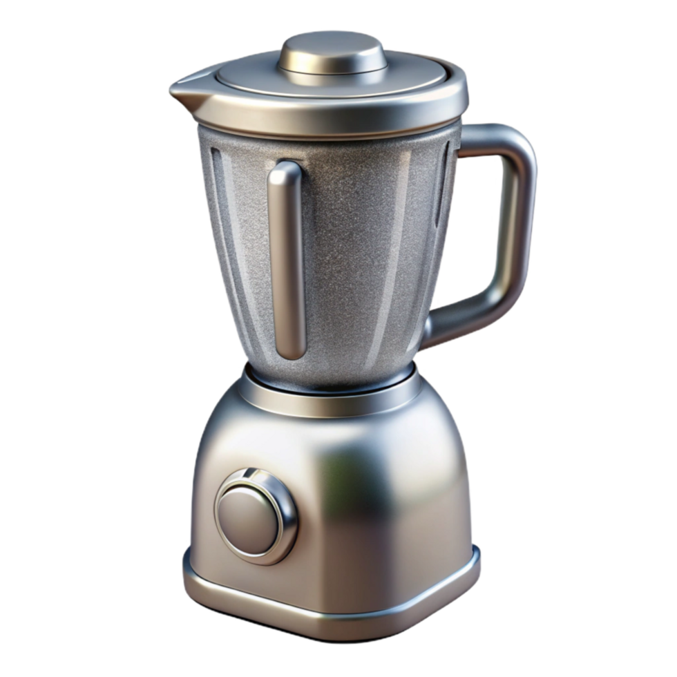 serene rustic Blender for Smoothies Silver Isolated Cutout authentic png