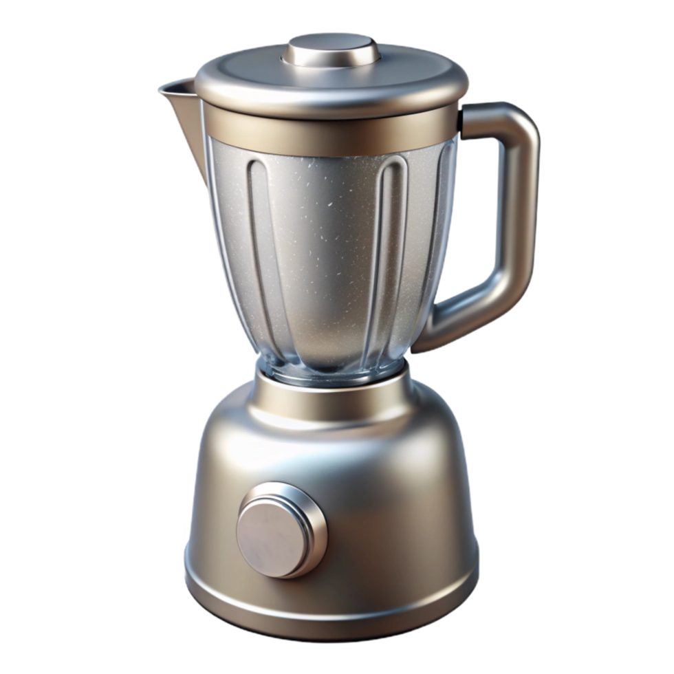 impressive artistic Blender for Smoothies Silver Isolated Cutout high resolution png