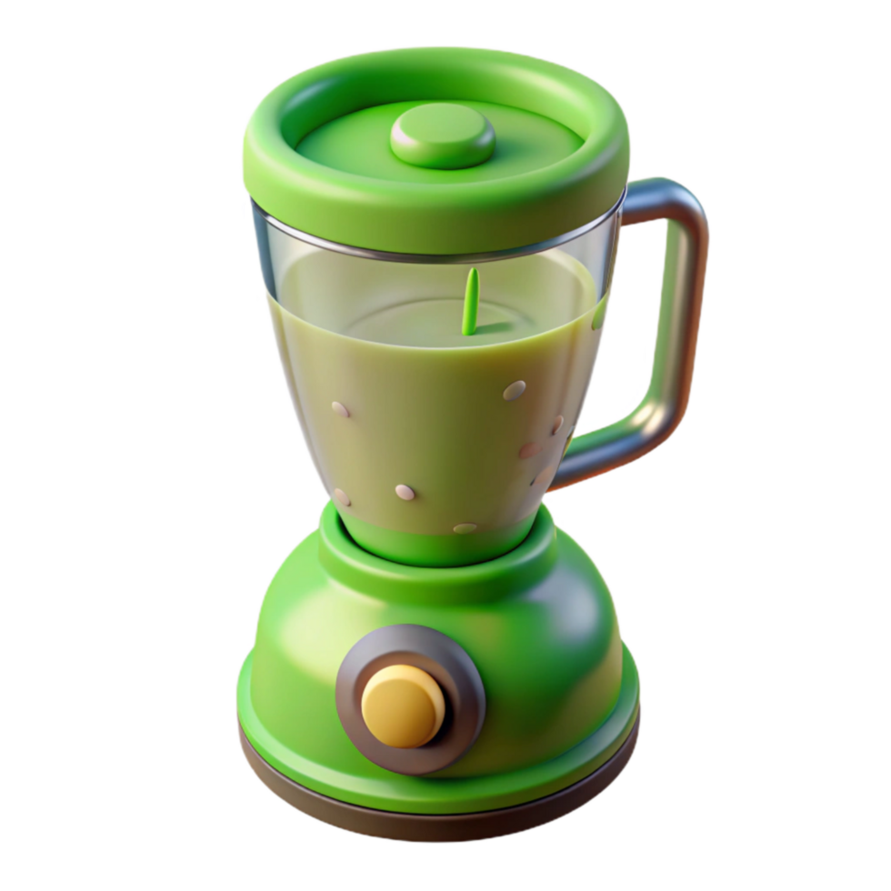 magnificent artistic Blender with Green Smoothie Cutout genuine png