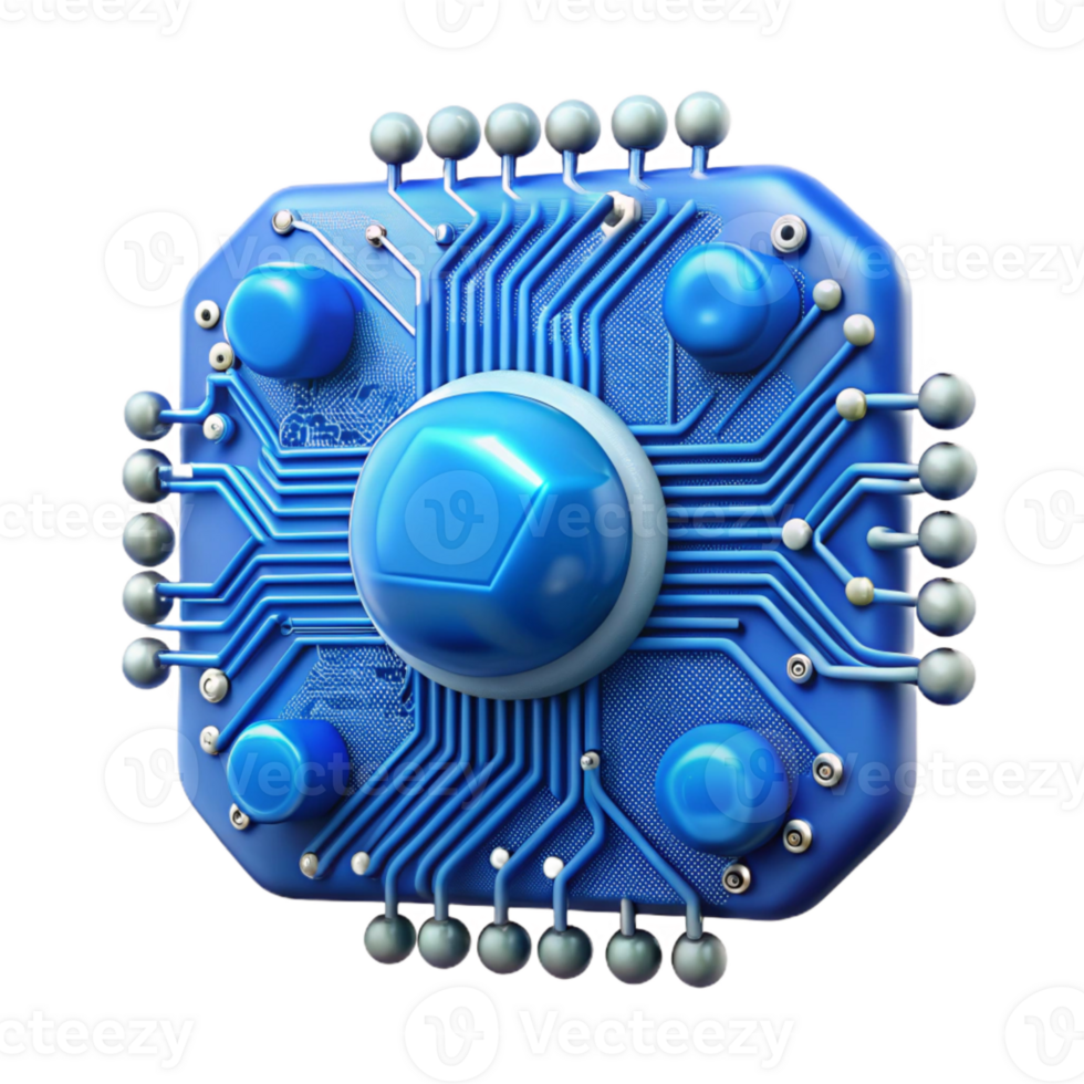 extraordinary abstract Blue Circuitry Pattern Tech Background Isolated premium png