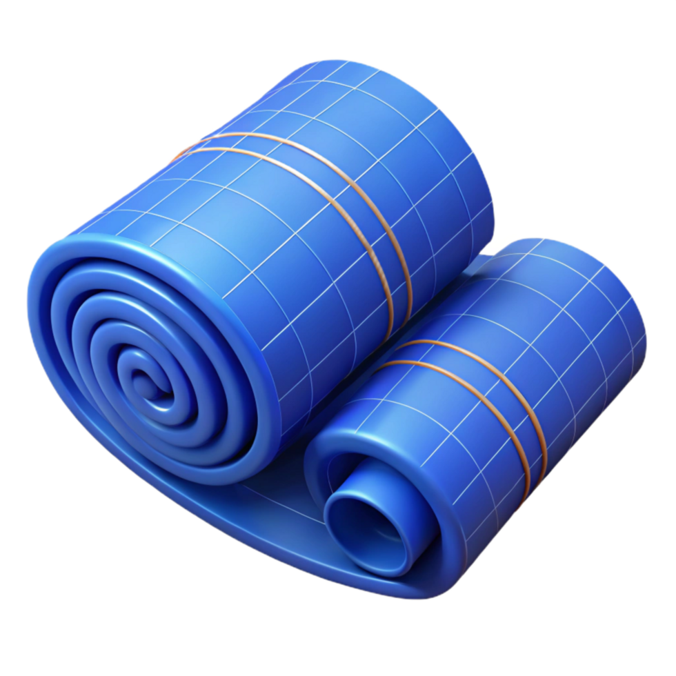 stunning abstract Blueprints Rolled Up Isolated Element high quality png