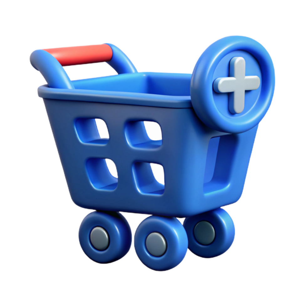 impressive rustic Blue Shopping Cart Icon with Add to Cart Button Cutout high quality png