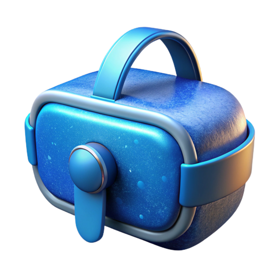 wonderful modern Blue Virtual Reality Headset Front View Cutout premium png