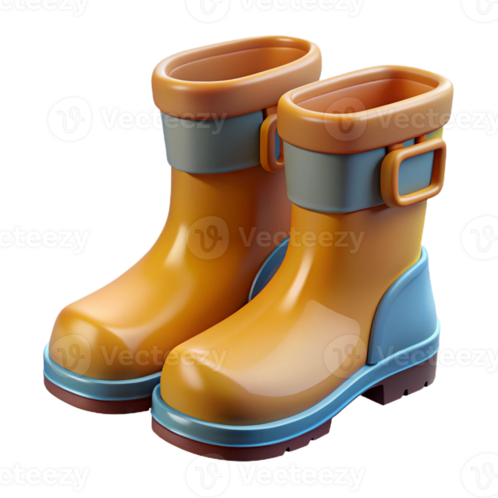 wonderful traditional Boots Waterproof Material Isolated 4K png