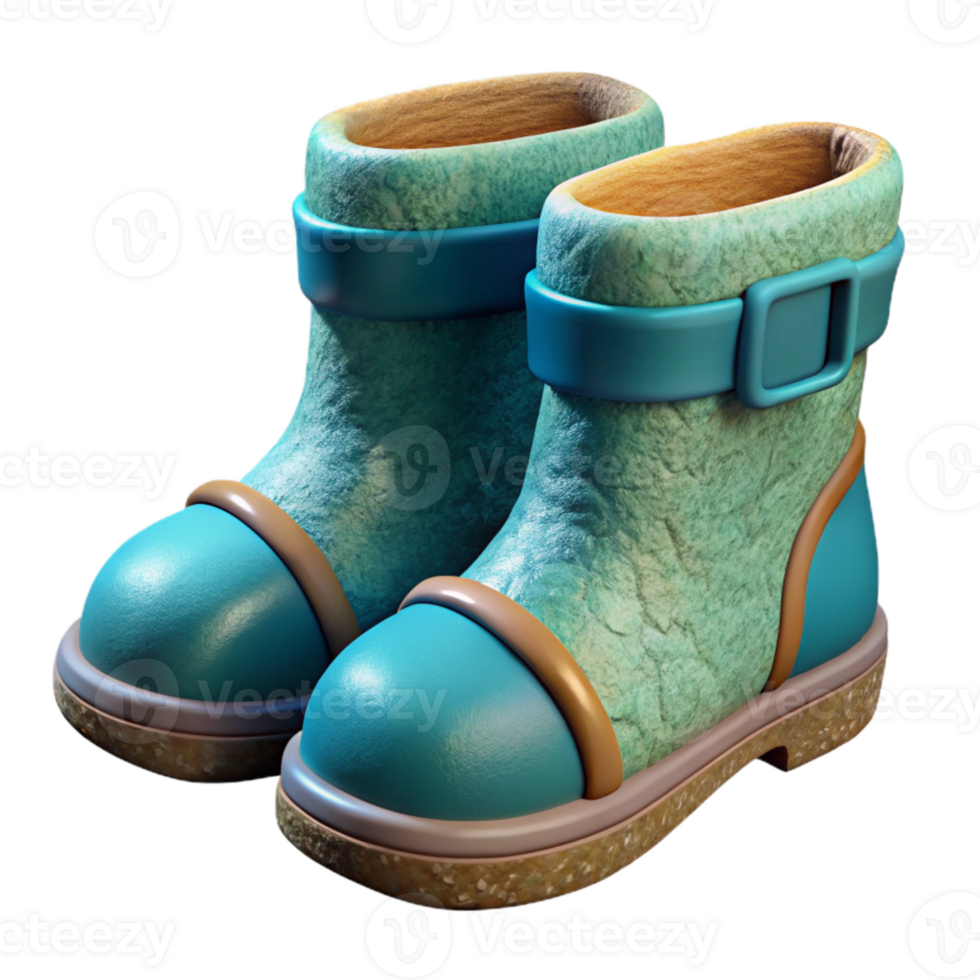 extraordinary rustic Boots Waterproof Material Isolated detailed png