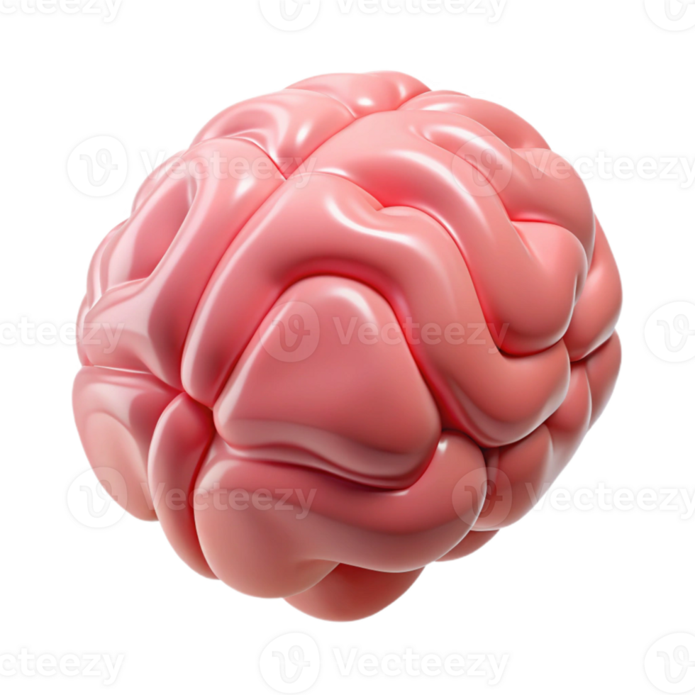 extraordinary traditional Brain Icon Pink Isolated Transparent Background professional png