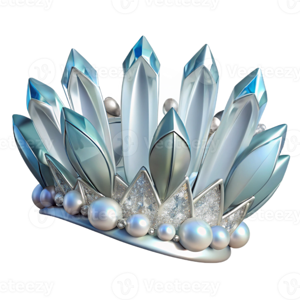 impressive abstract Bridal Hair Piece Crystal Rhinestone Sparkling Transparent Background high resolution png