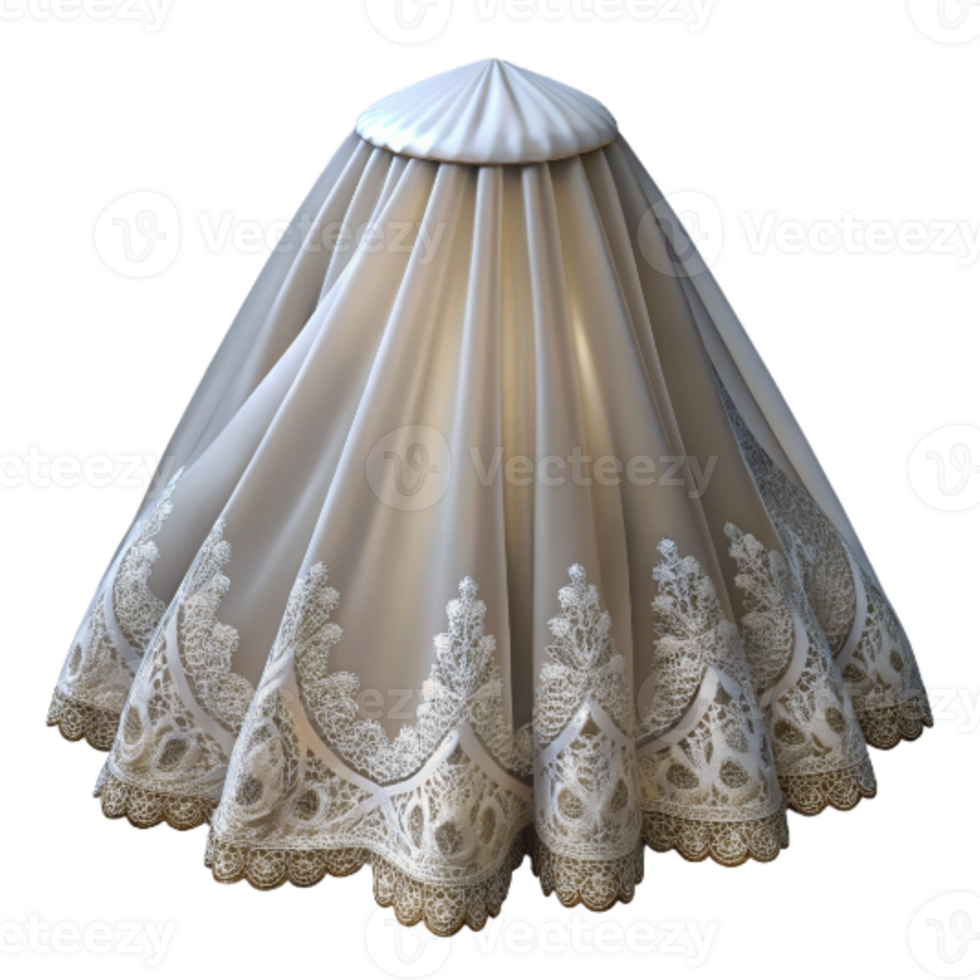 extraordinary traditional Bridal Veil Cathedral Length Lace Trim Transparent Background high resolution png