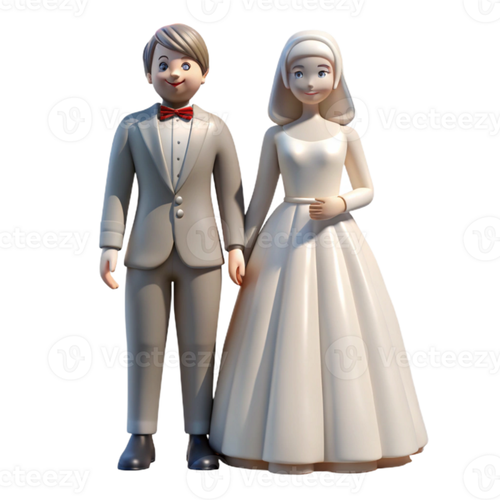 impressive vintage Bride and Groom Silhouettes Cutout detailed png