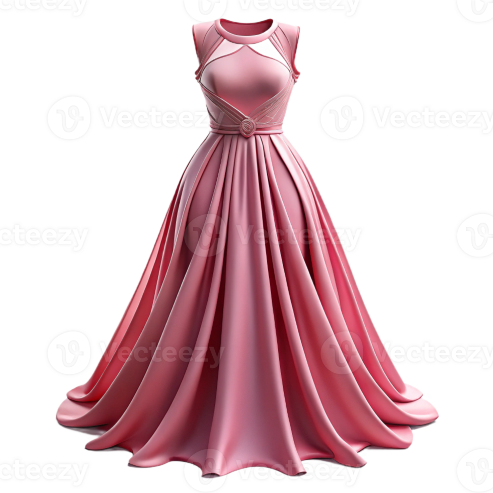 magnificent artistic Bridesmaid Dress Pink Chiffon Flowing Cutout exclusive png