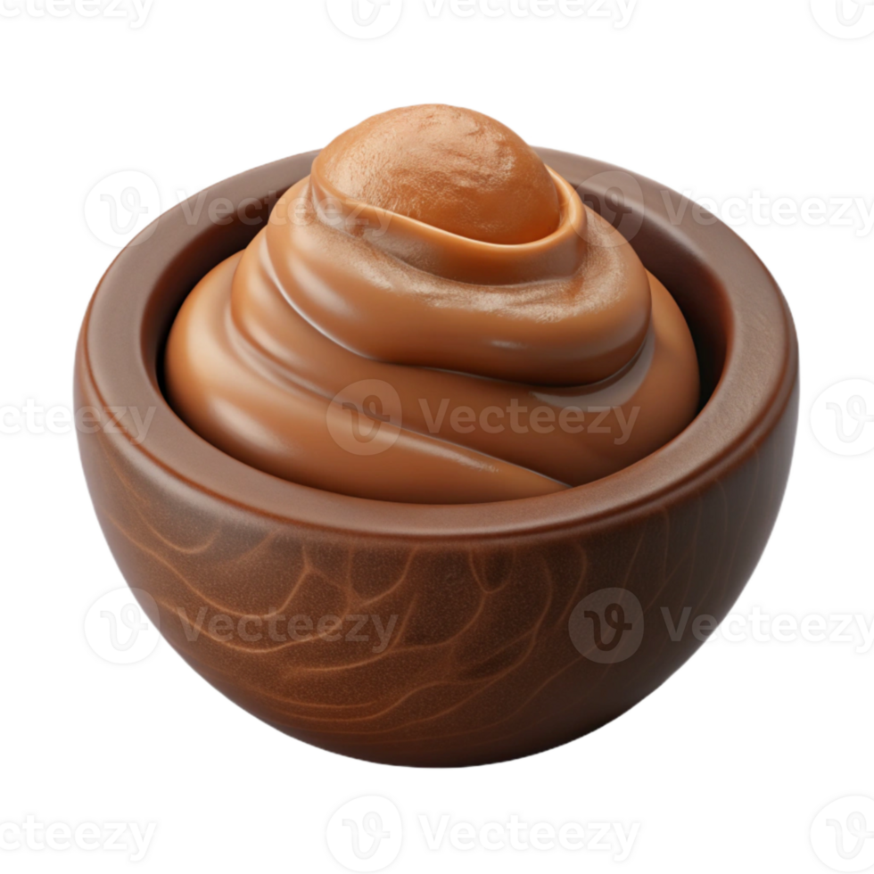 elegant artistic Brown Shaving Soap in Bowl Element professional png