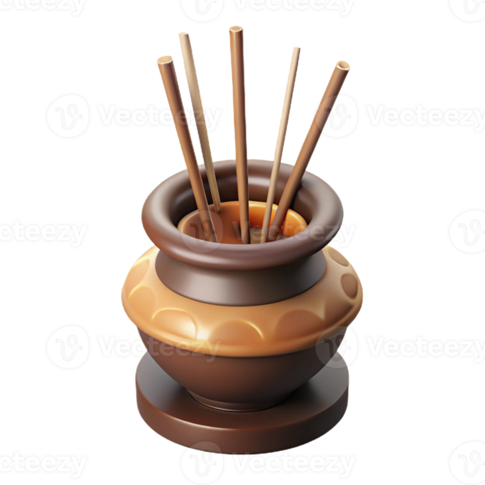 extraordinary abstract Burning Incense Sticks in Holder Transparent Background high resolution png