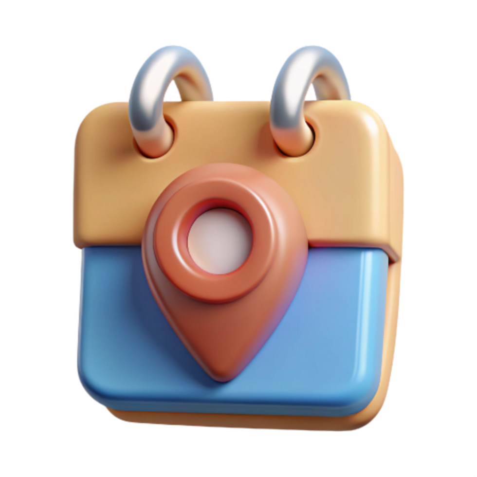 magnificent classic Calendar Icon with Event Marker Cutout exclusive png