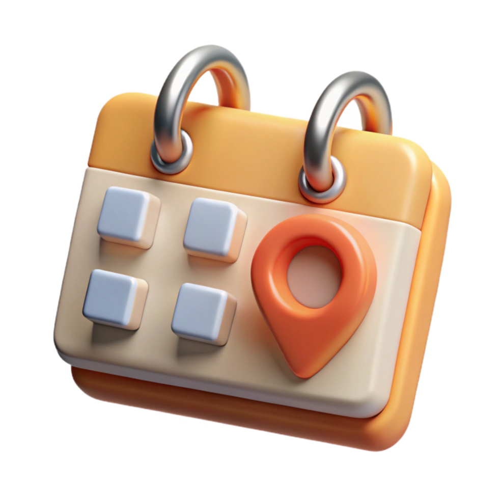 stunning classic Calendar with Marked Dates for Online Course Isolated original png