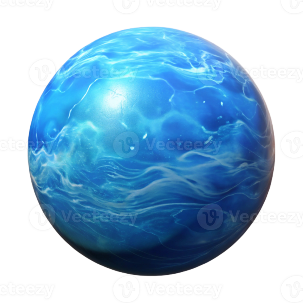 elegant classic Calm Ocean Surface Blue Hues Transparent Background high quality png