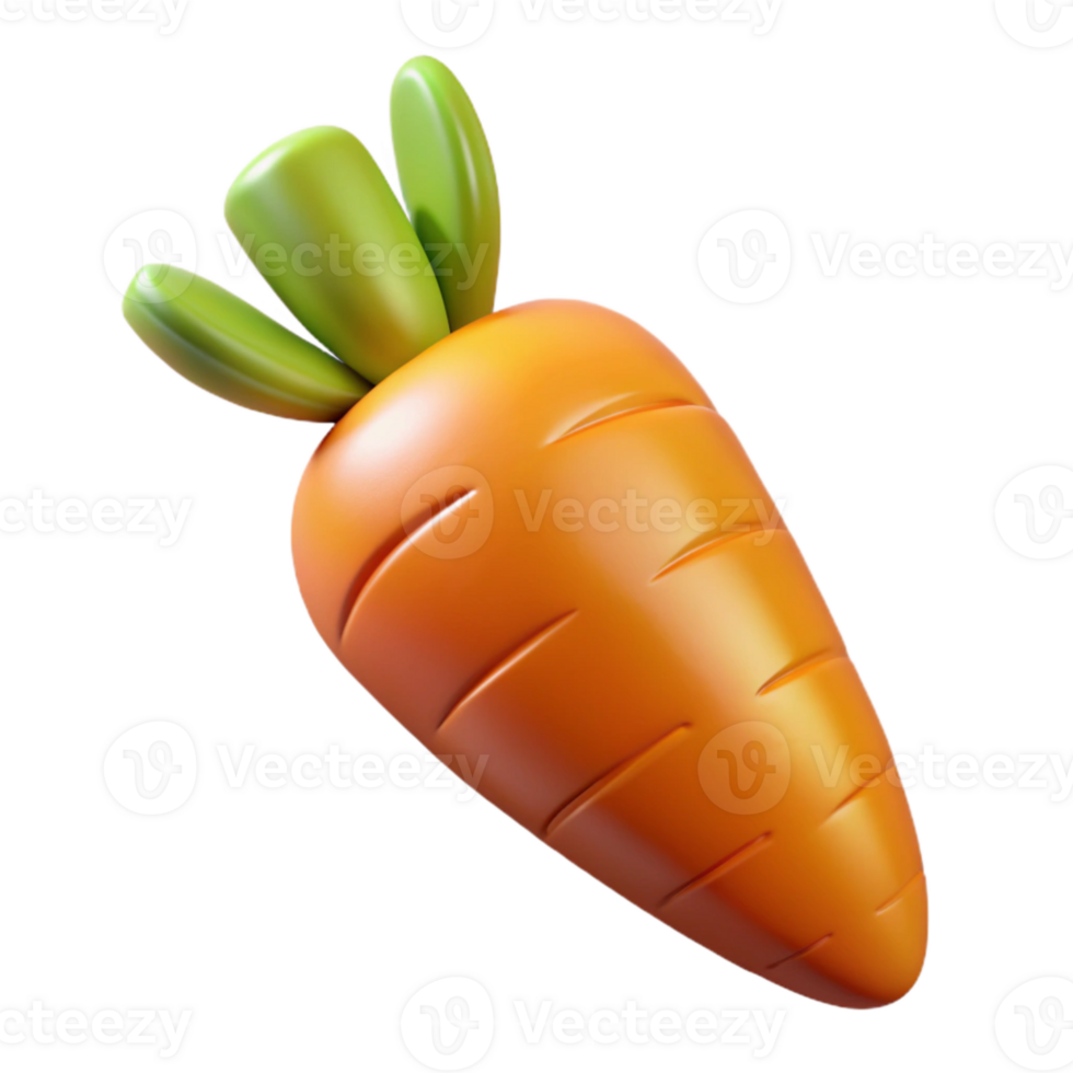 stunning contemporary Carrot Whole Vegetable Cutout Element authentic png