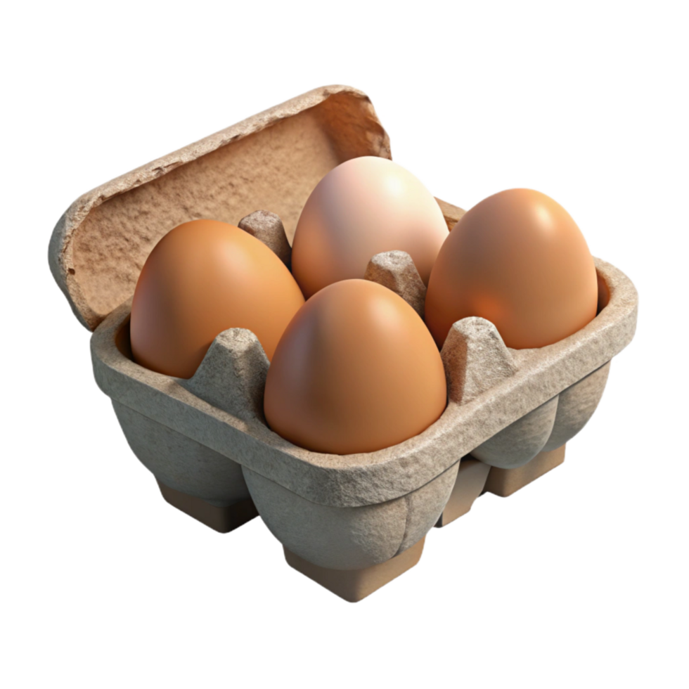 serene abstract Carton of Eggs Cutout Transparent Background original png