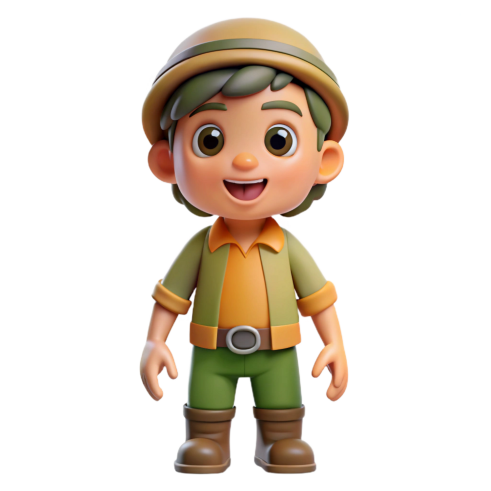 stunning creative Cartoon Character Idle Animation Transparent Background high resolution png