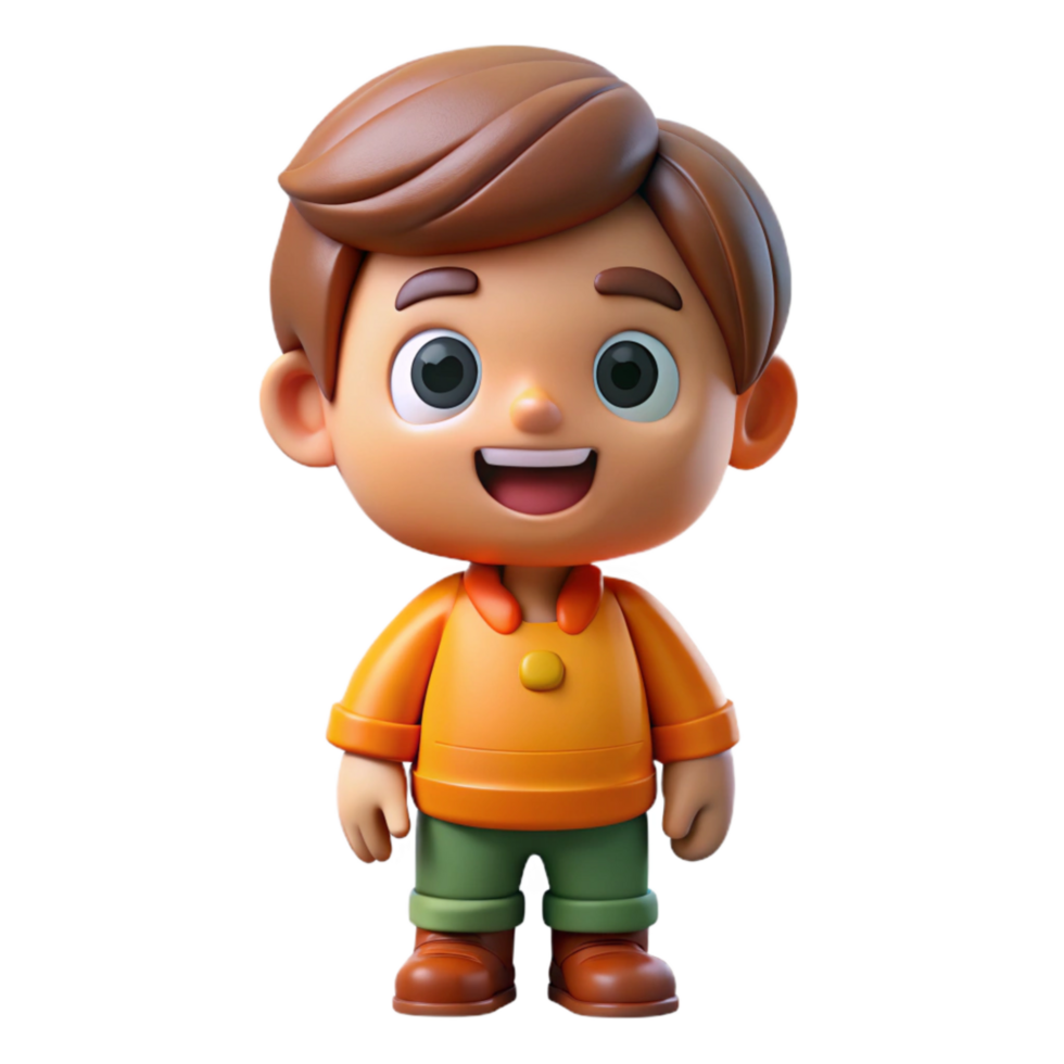 impressive traditional Cartoon Character Cutout on Transparent Background original png