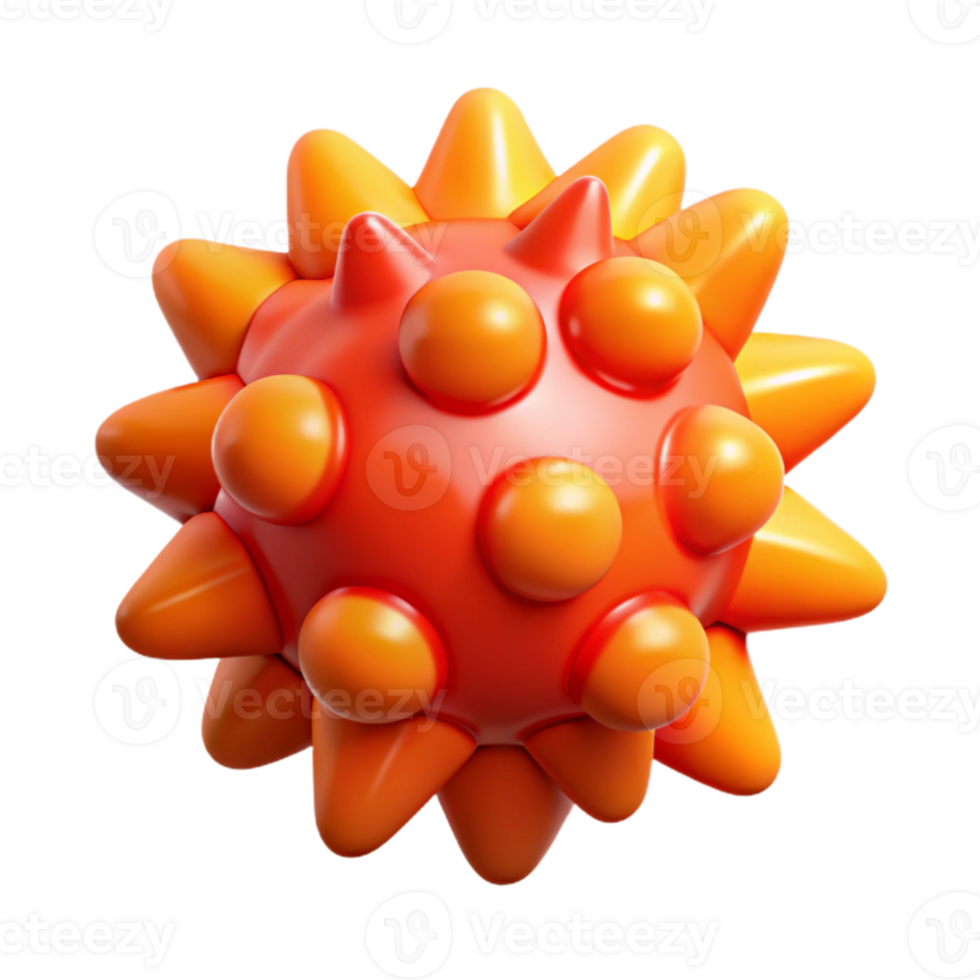 wonderful traditional Cartoon Explosion Red and Orange Transparent high quality png