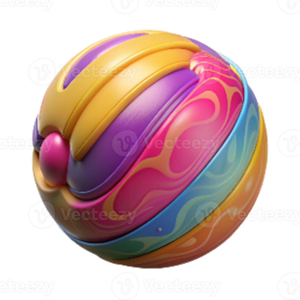 stunning modern Cat Toys Colorful Balls Isolated Element with Transparent Background authentic png