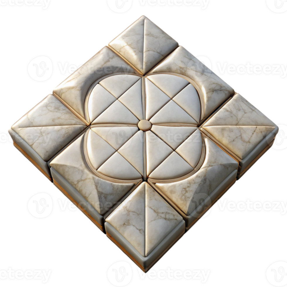 vibrant rustic Ceramic Tile White Grout Cutout Element high resolution png