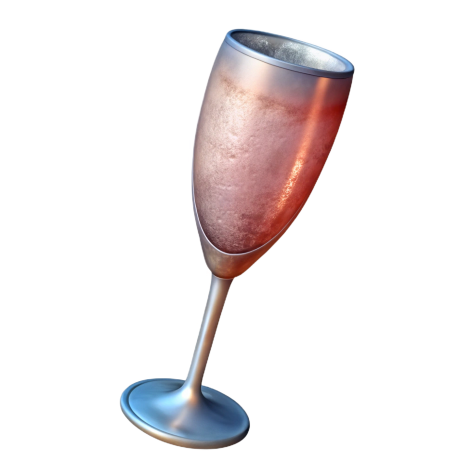 vibrant rustic Champagne Flute Transparent Background original png