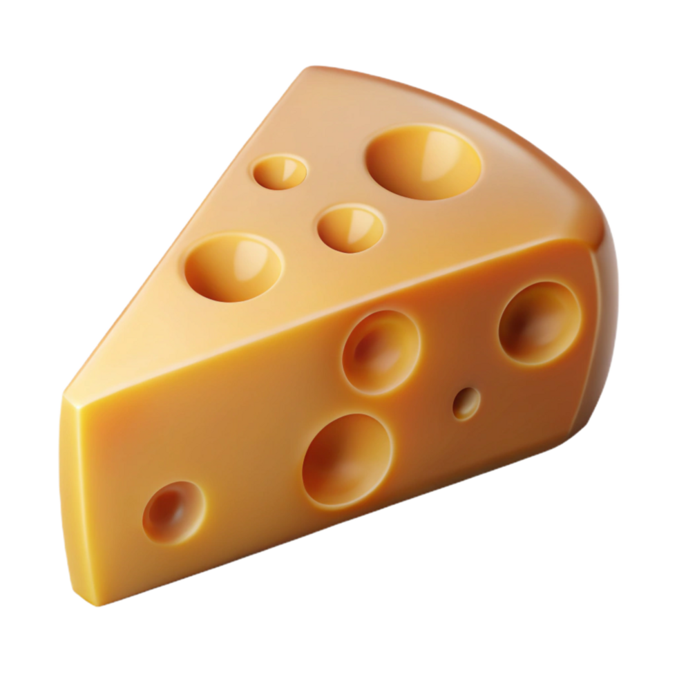 serene traditional Cheese Wedge Cutout with Texture high resolution png