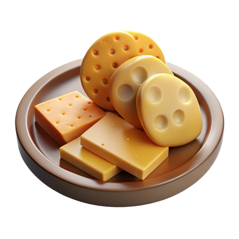 wonderful traditional Cheese and Cracker Platter Cutout 4K png