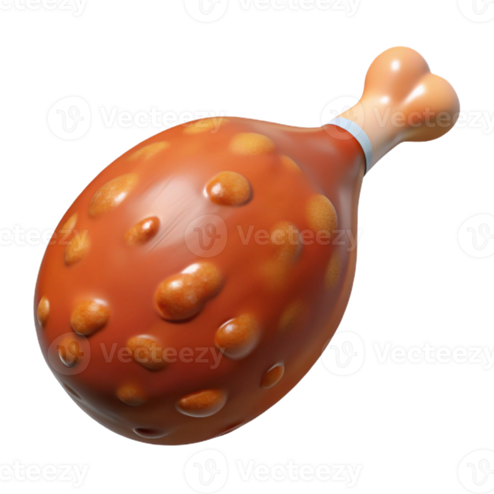 magnificent contemporary Chicken Leg Roasted Transparent Background premium png
